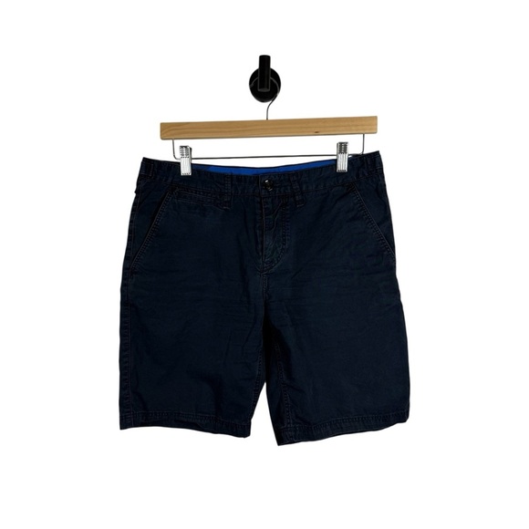 Burberry Brit Men’s Classic Cotton Chino Shorts in Navy Blue Size 30 - Picture 1 of 13